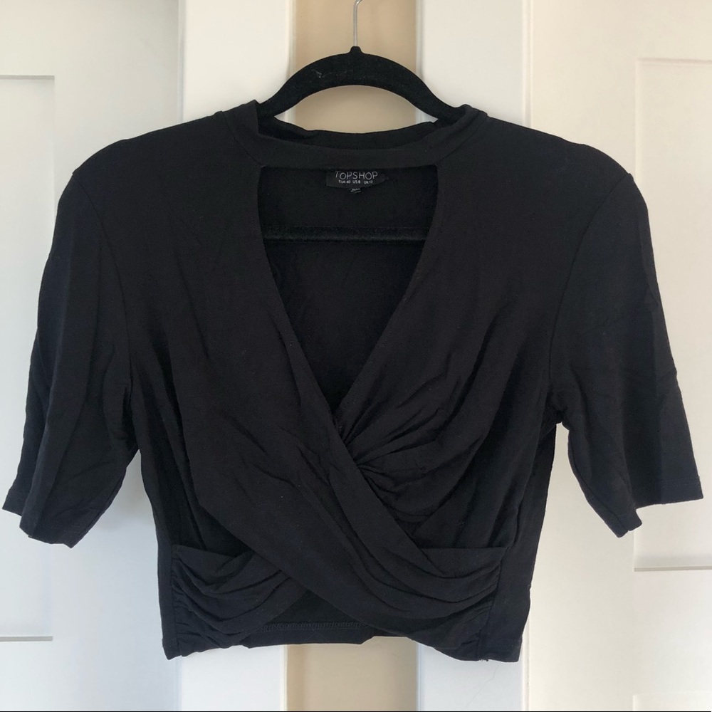 Topshop Cutout Top